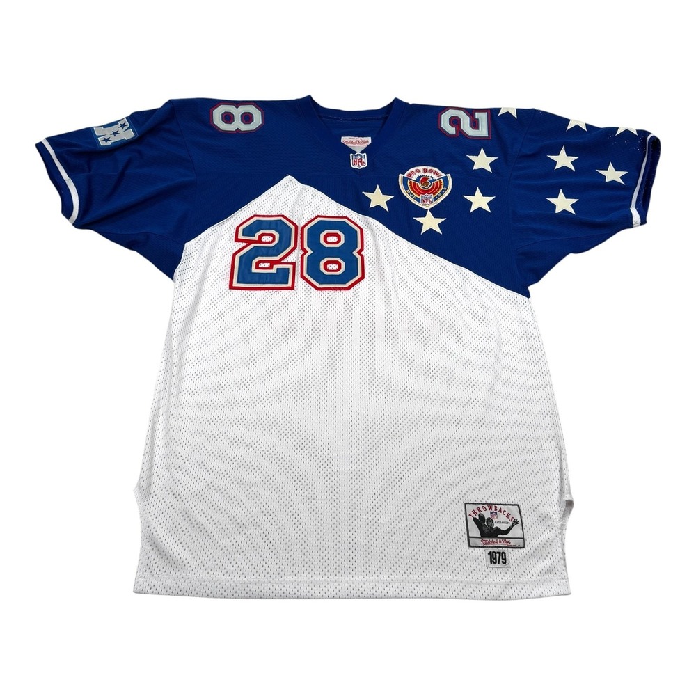 Pro Bowl Football Jersey Mens 2XL Blue NFL Mitchell & Ness Rashad 28 1979